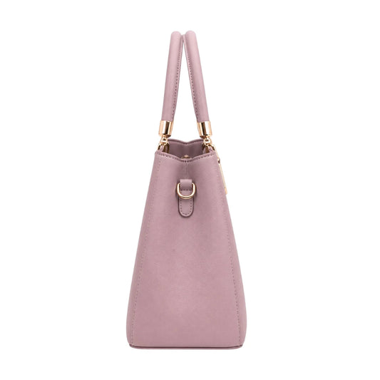 Bagmora Elegant Pink Tote Handbag for Women