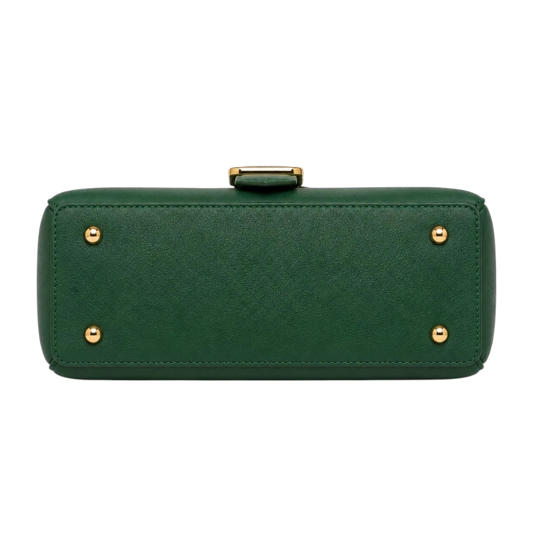 Bagmora Green Emerald Luxe Chain Handbag for Women