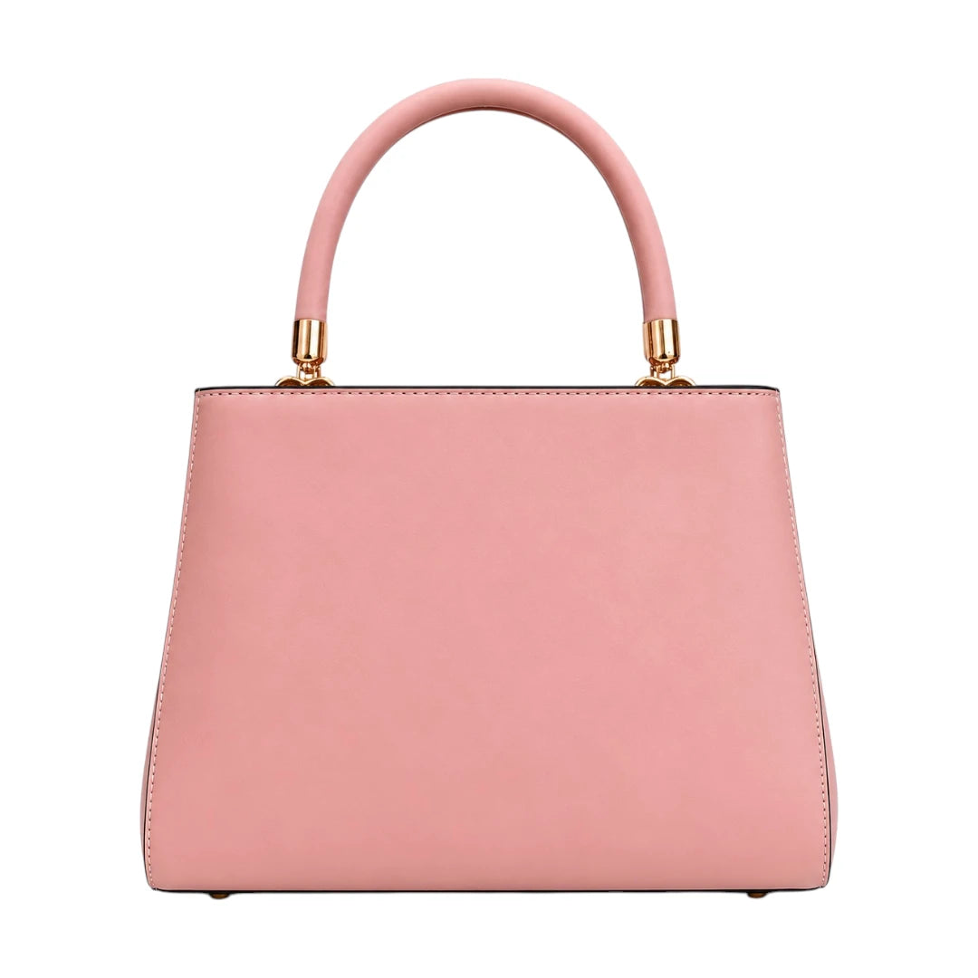 Bagmora Floral Elegance Pink Handbag for Women