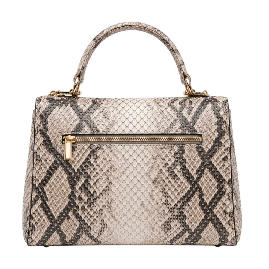 Bagmora Luxe Snake Print Chain Handbag for Women