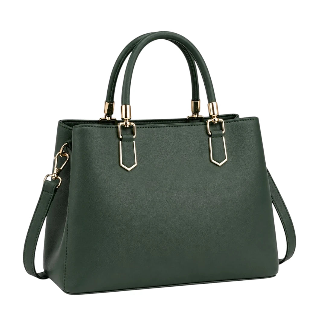 Bagvera Green Emerald Luxe Handbag